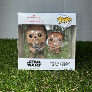 Hallmark Star Wars Chewbacca & Wicket Collectible Ornaments